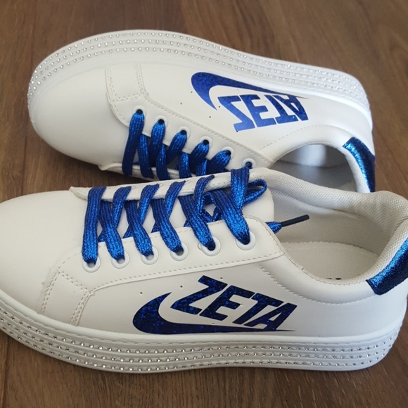 Personaled - Zeta phi beta Rhinestones sneakers - Picture 4 of 9